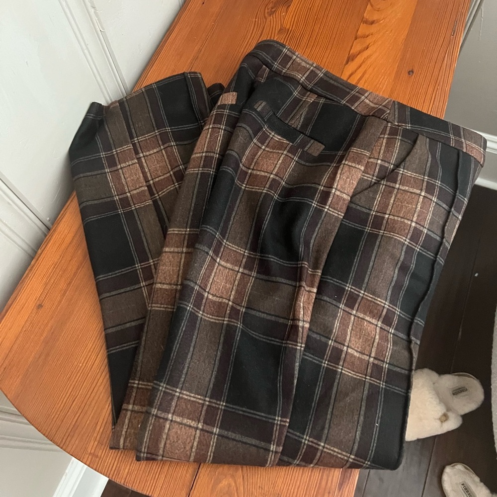 Greylin Kai check plaid pants S